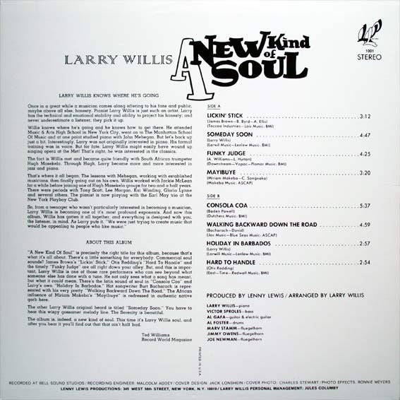 Larry Willis - A New Kind Of Soul -