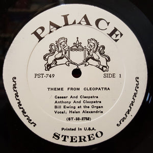 Bill Ewing At The Organ With The Wiener Symphoniker - Theme From Cleopatra / Mystic Melodies Of The Nile -