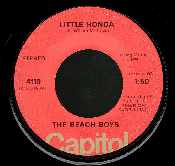 Beach Boys, The - Barbara Ann / Little Honda - 1975