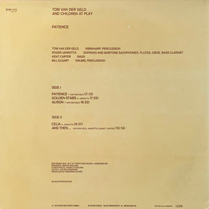 Tom Van Der Geld - Patience