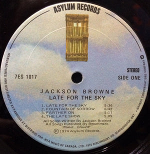 Jackson Browne - Late For The Sky -