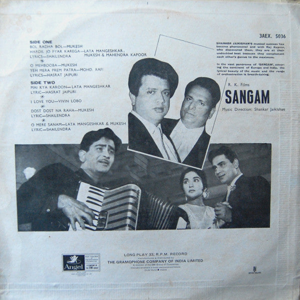 Shankar-Jaikishan - Sangam - 1964