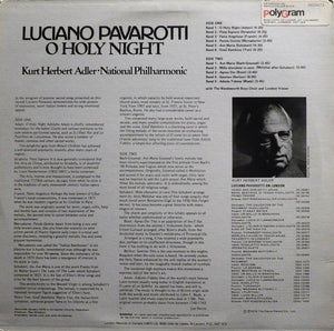 Luciano Pavarotti - Kurt Herbert Adler ● National Philharmonic Orchestra - O Holy Night - 1976