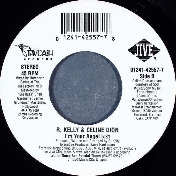 R. Kelly & Céline Dion - I'm Your Angel - 1998