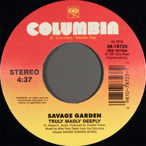 Savage Garden - Truly Madly Deeply - 1997