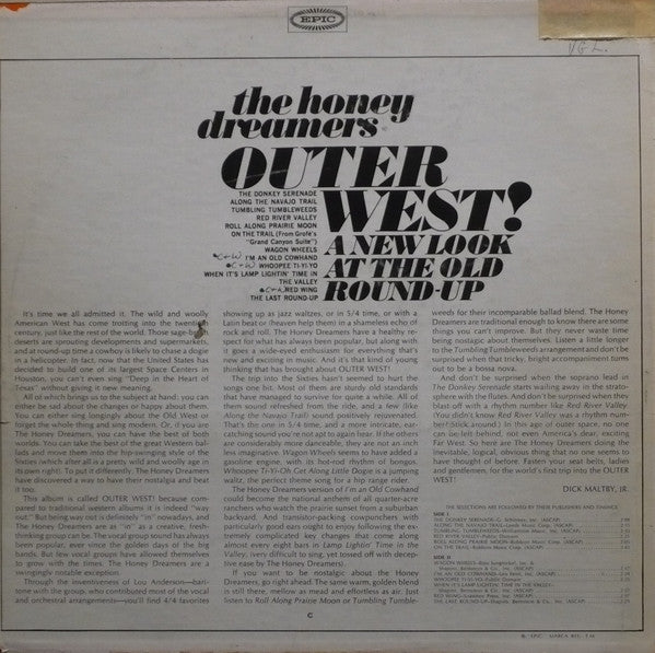 The Honeydreamers - Outer West! - A New Look At The Old Round-Up