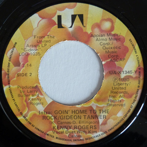 Kenny Rogers - Don't Fall In Love With A Dreamer // Intro: Goin' Home To The Rock / Gideon Tanner