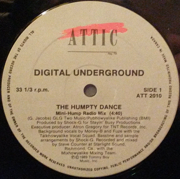 Digital Underground - The Humpty Dance - 1989