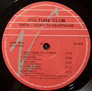 Culture Club - From Luxury To Heartache - 1986