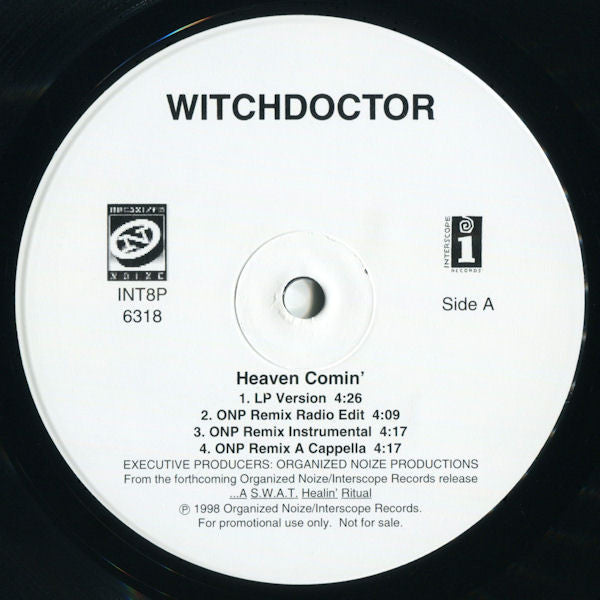 Witchdoctor - Heaven Comin' / Holiday (ONP Remix)