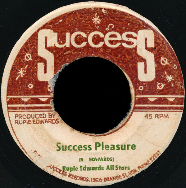 Rupie Edwards All Stars - Success Pleasure / Just Another Change