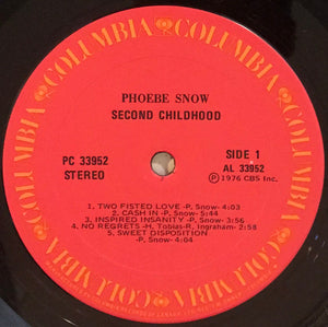 Phoebe Snow - Second Childhood - 1976