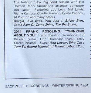 Frank Rosolino - Thinking About You - 1984