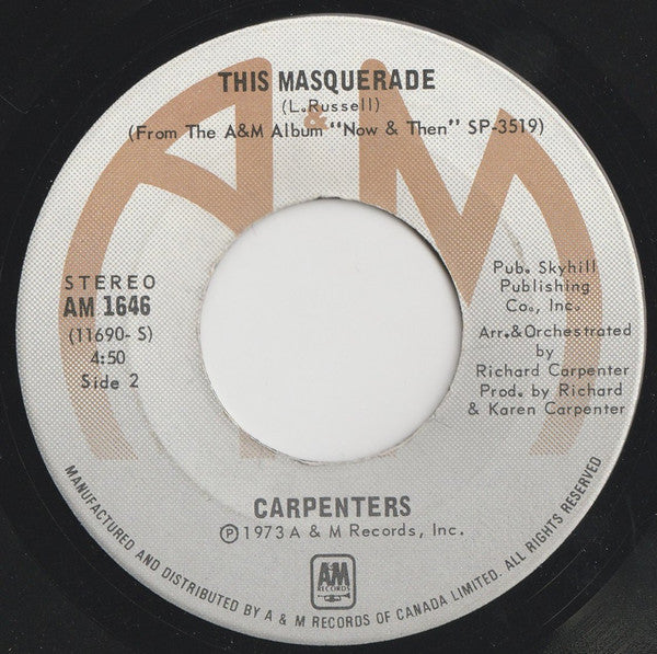 Carpenters - Please Mr. Postman - 1974