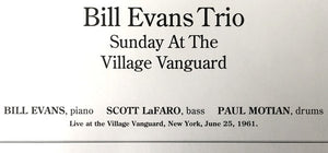 Bill Evans Trio, The - Sunday At The Village Vanguard - 2012