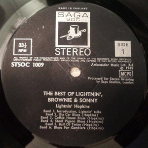 Lightnin' Hopkins, Brownie McGhee, Sonny Terry - Lightnin' Sonny & Brownie 1965 - Quarantunes