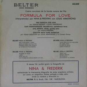 Nina & Frederik Y Louis Armstrong - Formula For Love - 1959