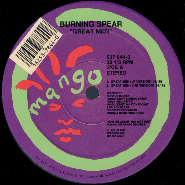 Burning Spear - Great Men