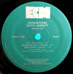 Keith Jarrett - Invocations / The Moth And The Flame - 1981