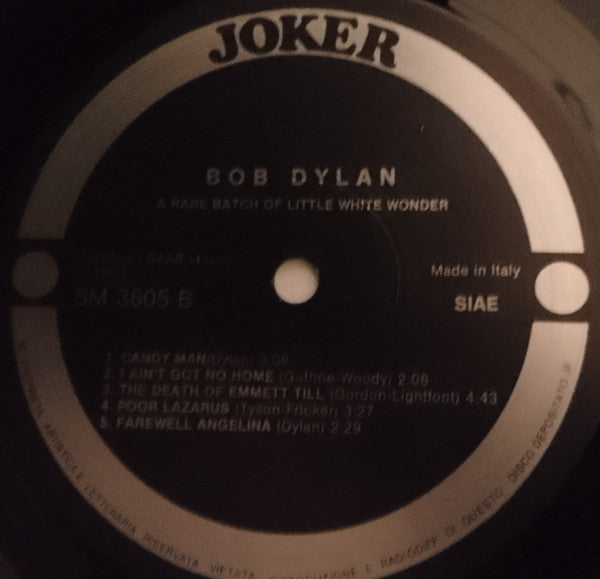 Bob Dylan - A Rare Batch Of Little White Wonder Vol. 1