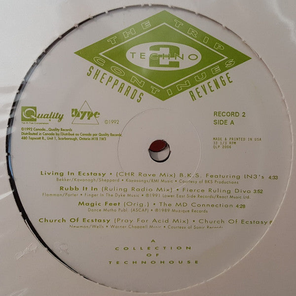 Various - Techno 2 - Sheppards Revenge - The Trip Continues