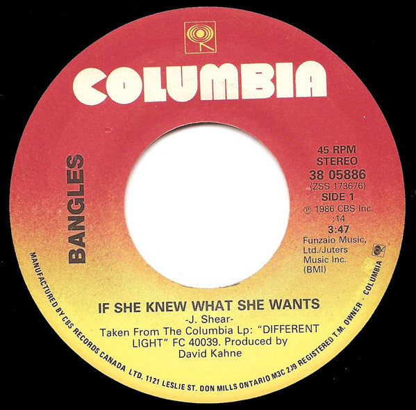 Bangles - If She Knew What She Wants