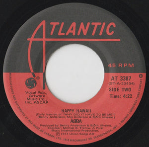ABBA - Knowing Me, Knowing You / Happy Hawaii - 1977