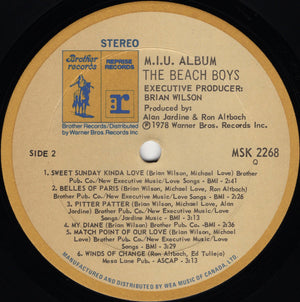 Beach Boys, The - M.I.U. Album - 1978