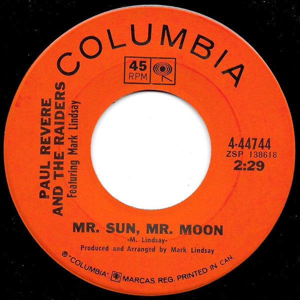 Paul Revere & The Raiders - Mr. Sun, Mr. Moon / Without You