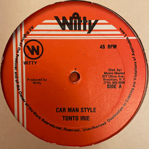 Tonto Irie - Car Man Style / Cassandra
