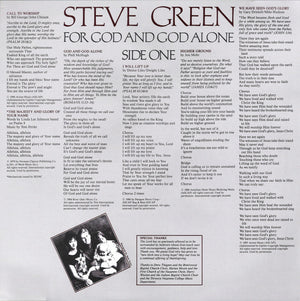Steve Green - For God And God Alone - 1986