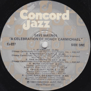 Dave McKenna - A Celebration Of Hoagy Carmichael - 1983