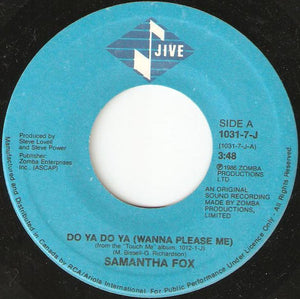 Samantha Fox - Do Ya Do Ya (Wanna Please Me)