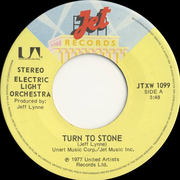 Electric Light Orchestra - Turn To Stone - 1977