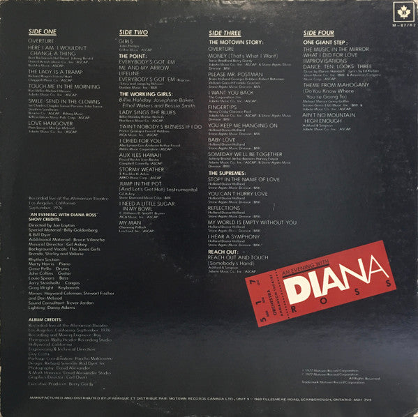 Diana Ross - An Evening With Diana Ross - 1977