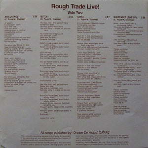Rough Trade - Rough Trade Live! - 1977
