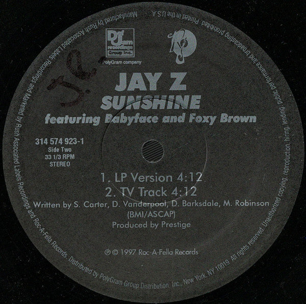 Jay-Z - Sunshine