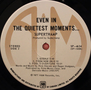 Supertramp - Even In The Quietest Moments... - 1977