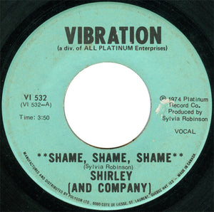 Shirley & Company - Shame, Shame, Shame