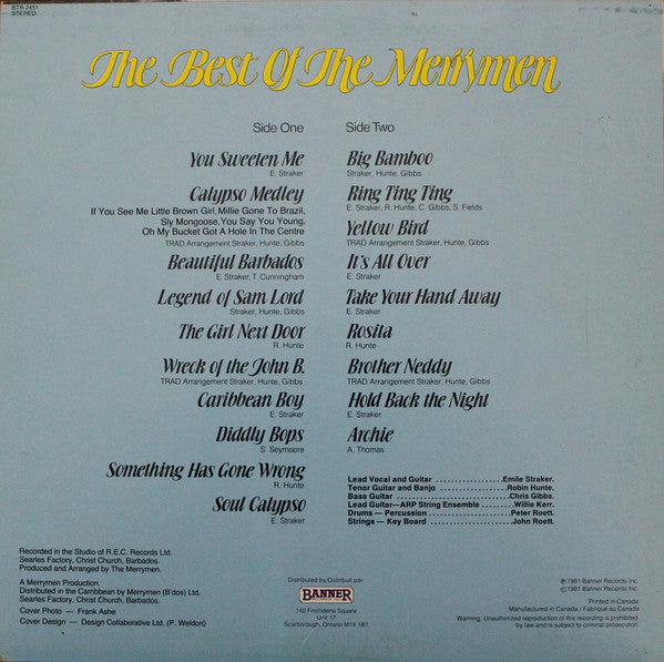 The Merrymen - The Best Of The Merrymen