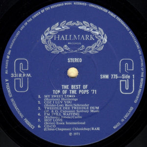 Various - The Best Of Top Of The Pops '71 Vinyl Record