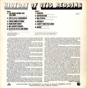 Otis Redding - History Of Otis Redding - 1967