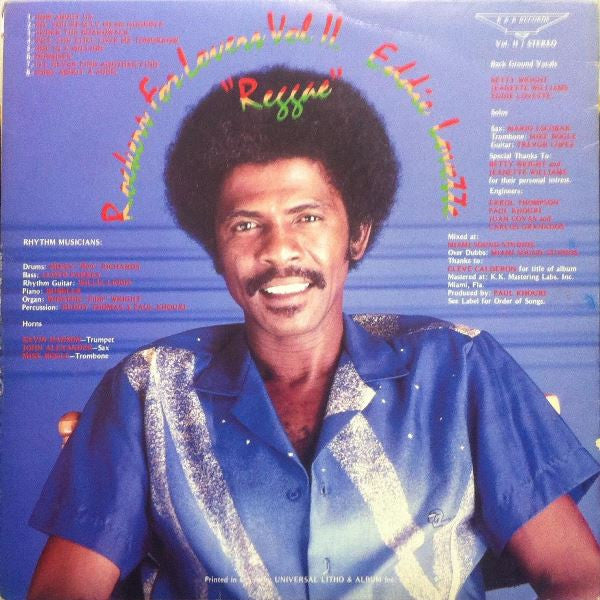 Eddie Lovette - Rockers For Lovers Vol. II