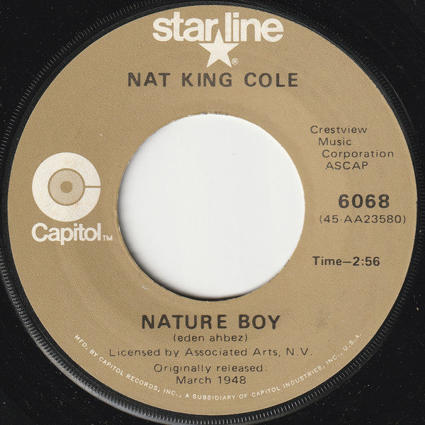 Nat King Cole - Nature Boy / Sweet Lorraine