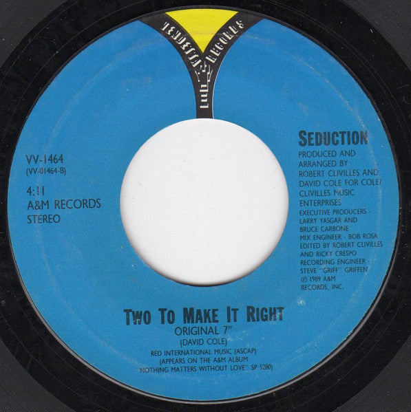Seduction - Two To Make It Right