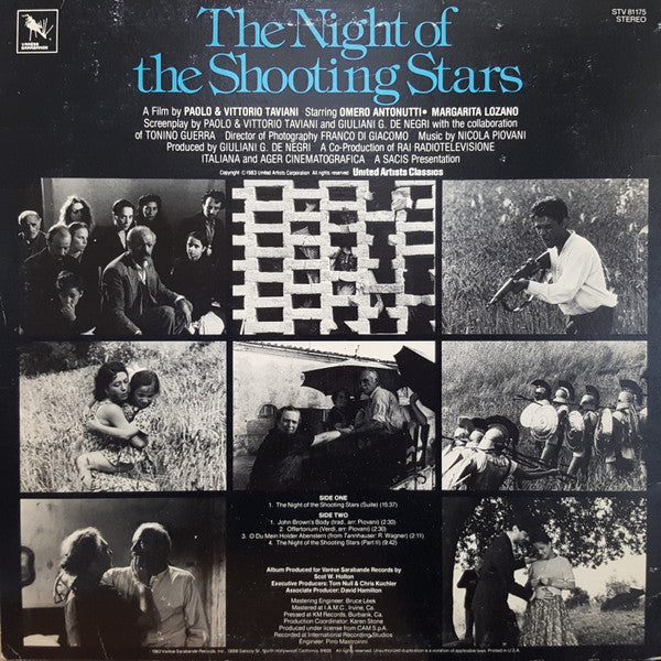 Nicola Piovani - The Night Of The Shooting Stars (Original Motion Picture Soundtrack)