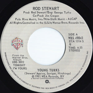 Rod Stewart - Young Turks - 1981