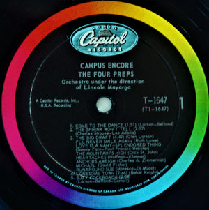 The Four Preps - Campus Encore Vinyl Record