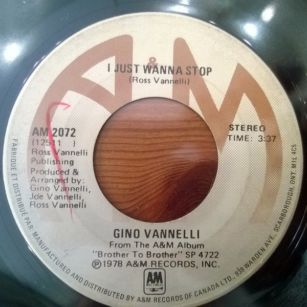 Gino Vannelli - I Just Wanna Stop / The Surest Things Can Change - 1978