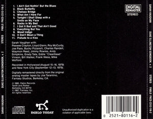 Sarah Vaughan - Duke Ellington Song Book Two (CD) -